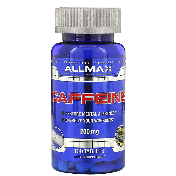 ALLMAX Nutrition, Koffein, 200 mg, 100 Tabletten