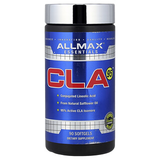 ALLMAX, Essentials, CLA95™, 1000 mg, 90 kapsułek miękkich
