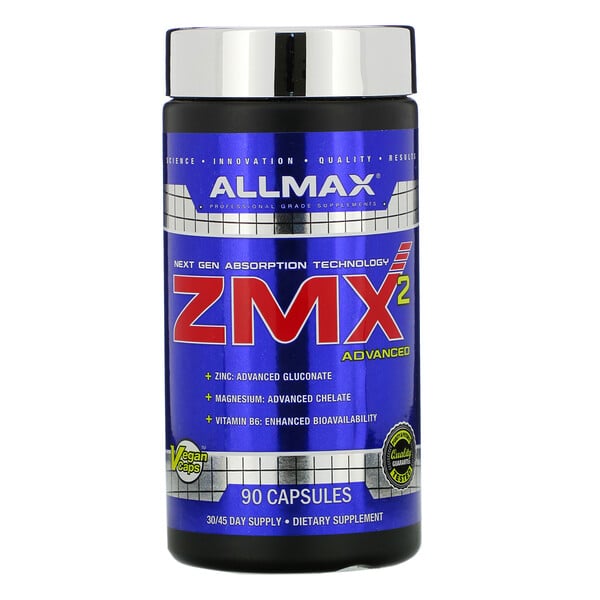 ALLMAX Nutrition, ZMX2 Advanced, 90 Capsules