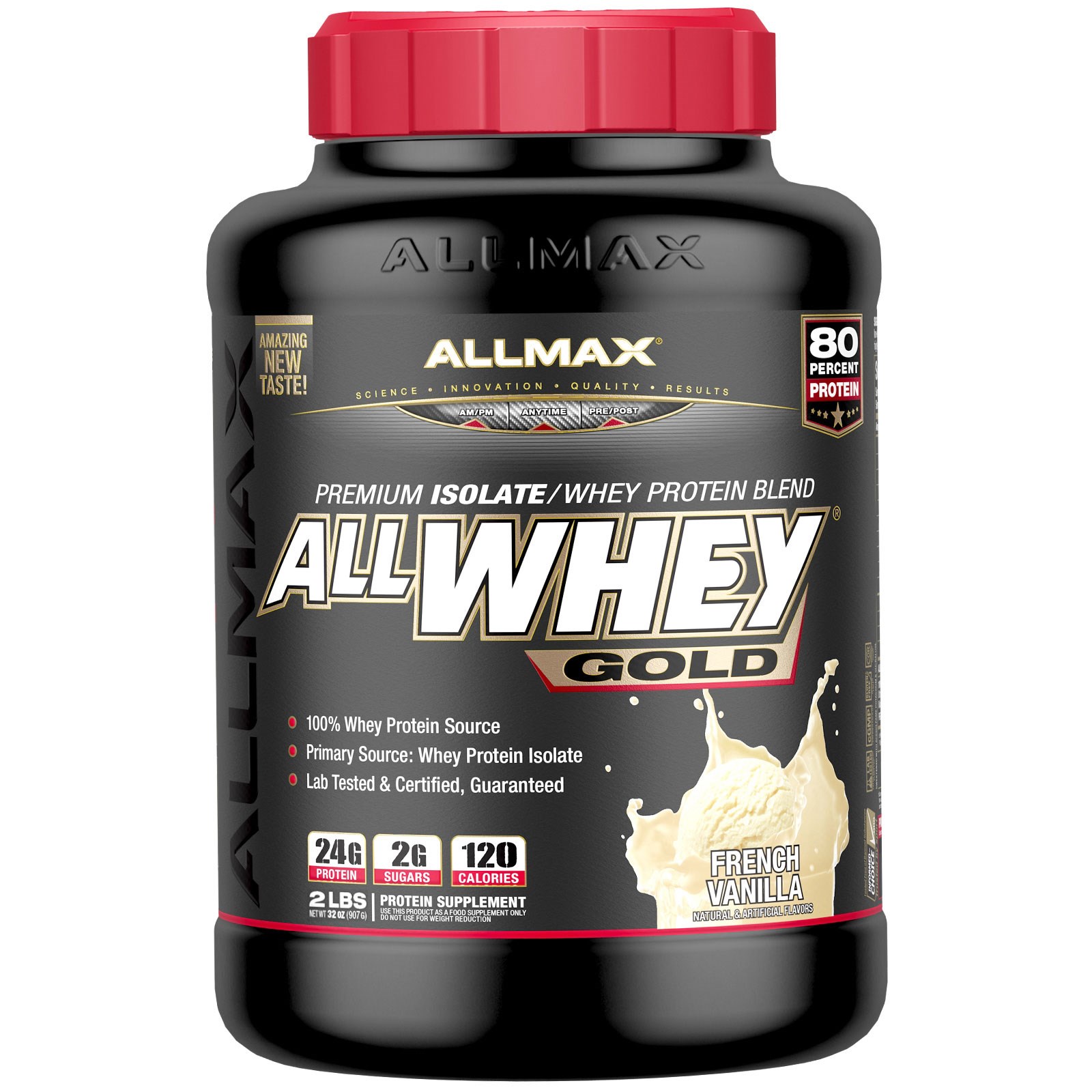 Allmax Nutrition Allwhey Gold 100 Whey Protein Isolado Premium De