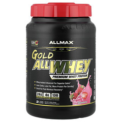 Gold AllWhey®, сироватковий протеїн преміальної якості, полуниця, 907 г