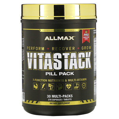 ALLMAX Nutrition Vitastack, набор таблеток, 30 пакетиков
