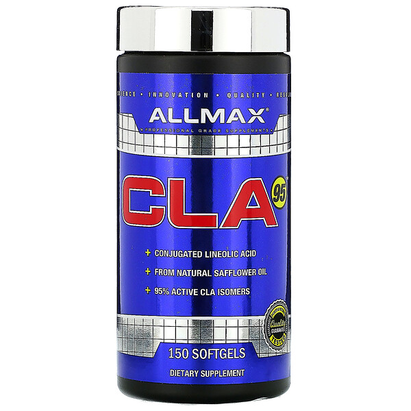 ALLMAX Nutrition, CLA95, 1000 мг, 150 мягких таблеток
