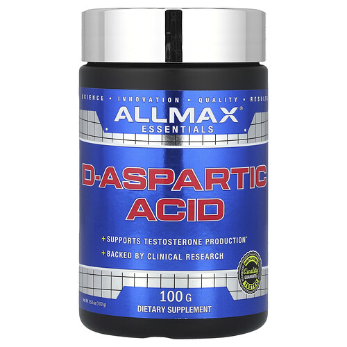 Allmax D-Aspartic Acid, 3.53 oz (100 g)