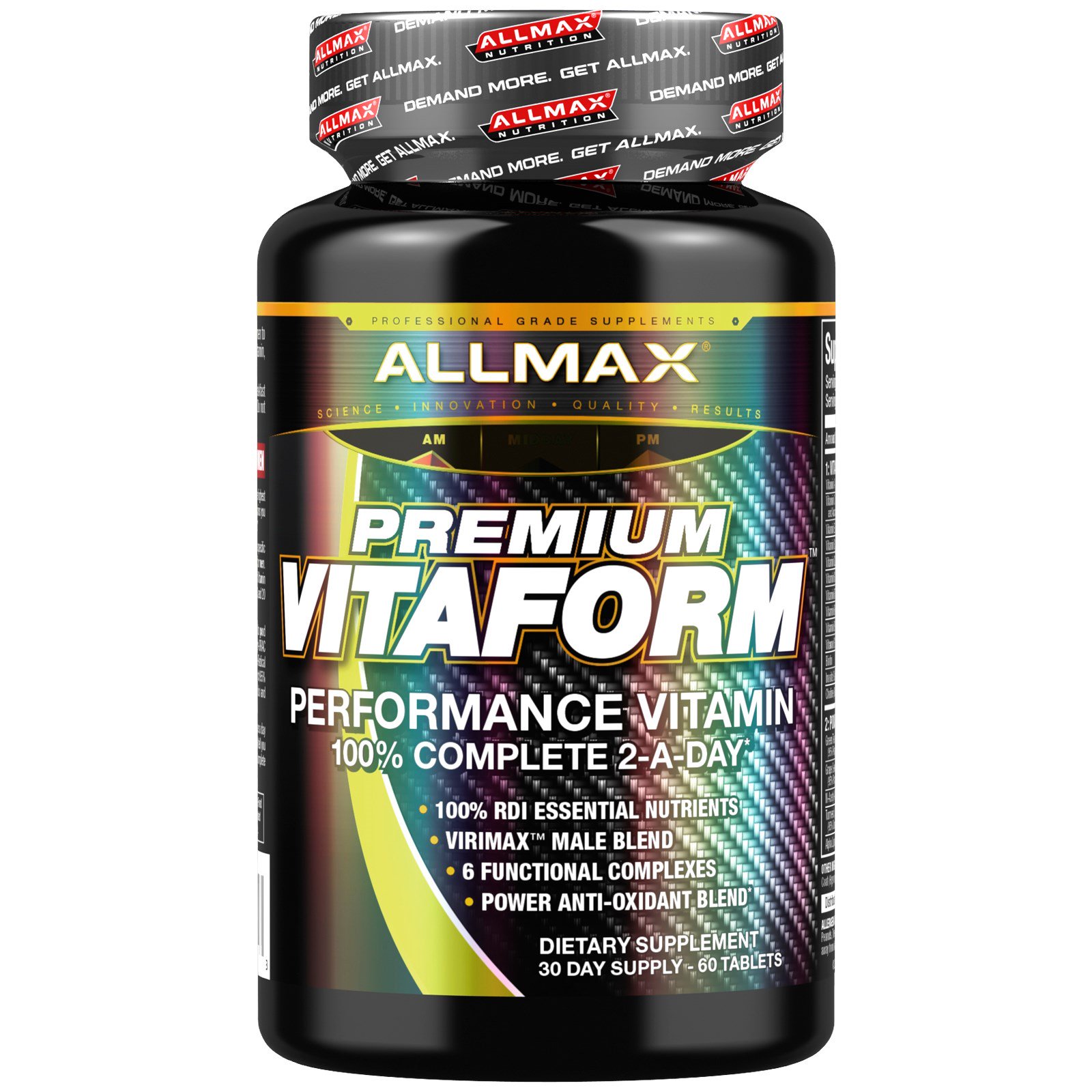 ALLMAX Nutrition, Premium Vitaform, мощный мультивитаминный комплекс, 60 таблеток