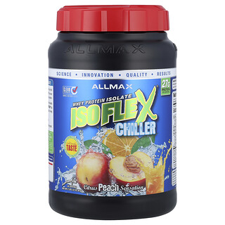 ALLMAX, Isoflex Chiller, Whey Protein İzolatı, Citrus Peach Sensation, 2 lbs (907 g)