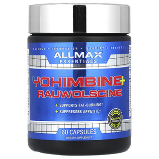 ALLMAX, Yohimbine + Rauwolscine, 60 capsules