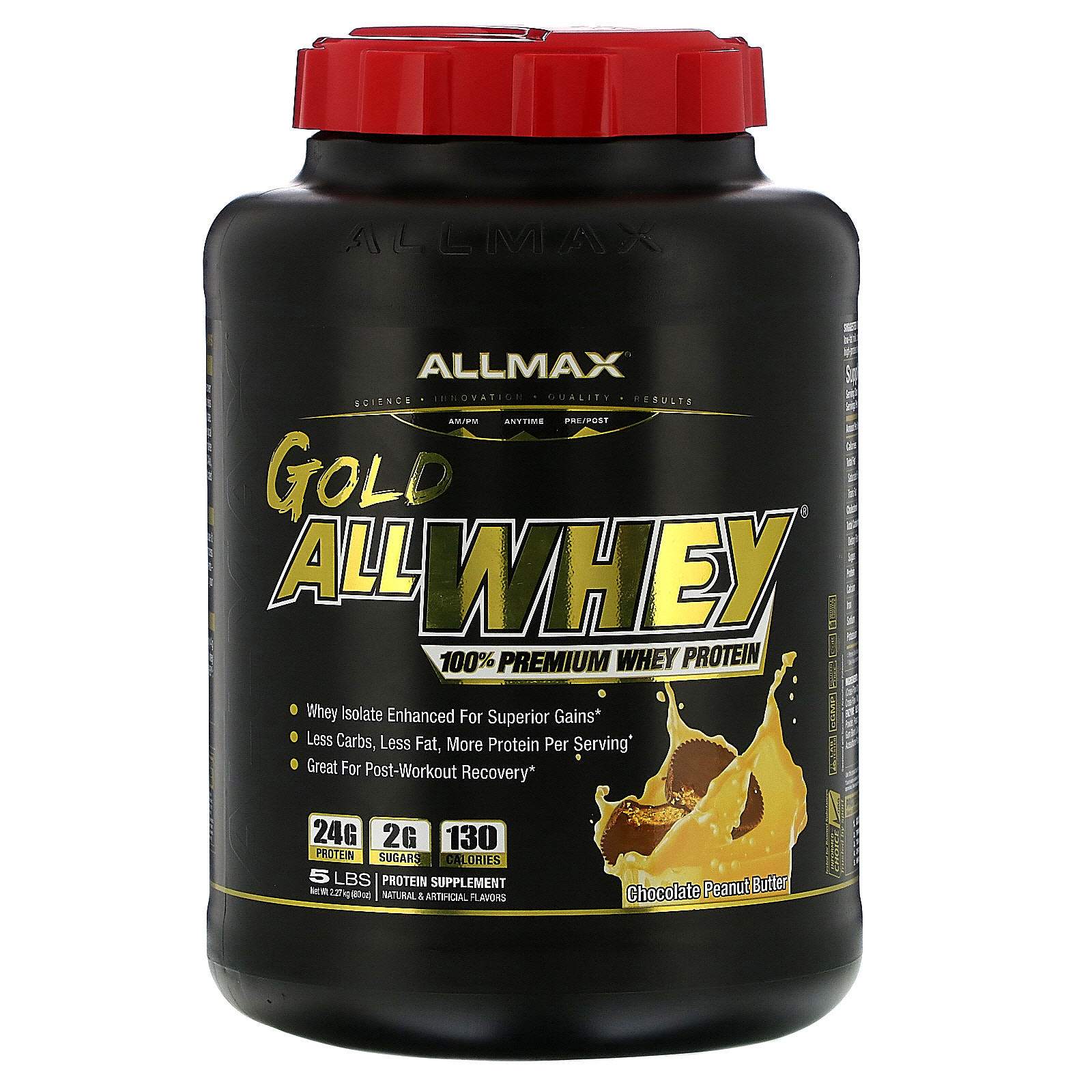 ALLMAX Nutrition, AllWhey Gold, 100 Premium Whey Protein, Chocolate