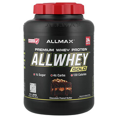 AllWhey® Gold, сироватковий протеїн преміальної якості, шоколадна арахісова паста, 2,27 кг (5 фунтів)