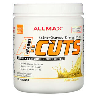 ALLMAX Nutrition, ACUTS، مشروب طاقة مشبع بالأحماض الأمينية، بينا كولادا، 7.4 أونصة (210 جم)