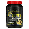 ALLMAX Nutrition(オール マックス), オールホエイゴールド、100％ホエイタンパク質+プレミアムホエイタンパク質アイソレート、チョコレートピーナッツバター、2ポンド (907 g)