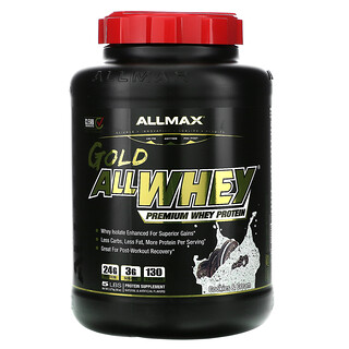 ALLMAX Nutrition, Gold AllWhey，高级乳清蛋白，曲奇奶油味，5 磅（2.27 千克）