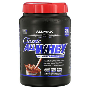 ALLMAX Nutrition, AllWhey Classic, 유청 단백질 100%, 초콜릿, 907g(2lbs)