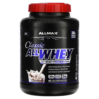 

ALLMAX Classic AllWhey 100% Whey Protein Source Cookies & Cream 5 lbs. (2.27 kg)