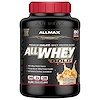 ALLMAX Nutrition, AllWhey Gold、100%ホエイプロテイン + プレミアムホエイプロテインアイソレート、ソルトキャラメルポップコーン、5 lbs. (2.27 kg)