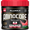 ALLMAX Nutrition, AMINOCORE, аминокислоты с разветвленной цепью (BCAA), 8 г аминокислот с разветвленной цепью в каждой порции, в соотношении 45:30:25, 100% отсутствие примесей, без глютена, со вкусом арбузных конфет, 1,02 фунта (462 г)