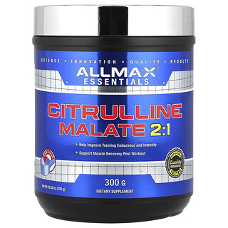 ALLMAX, Essentials, Citrulline Malate 2:1, Citrullin-Malat 2:1, 300 g (10,58 oz.)
