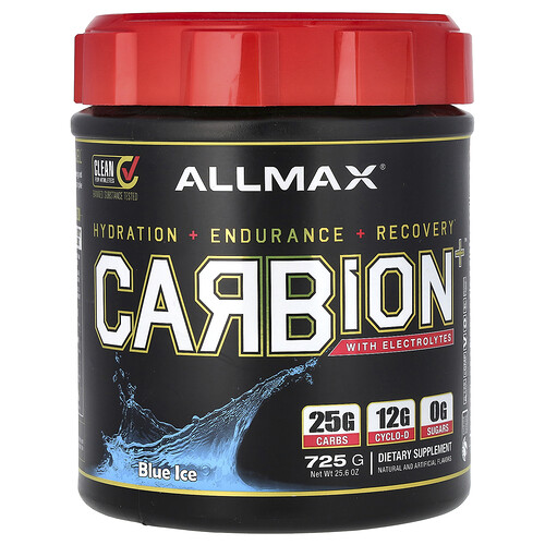 Allmax CARBION+™ With Electrolytes, Blue Ice, 25.6 oz (725 g)