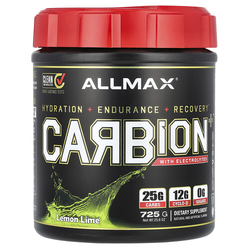 ALLMAX CARBION+™ With Electrolytes Lemon Lime 25.6 oz (725 g)