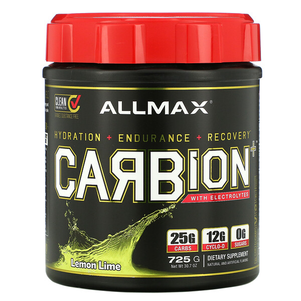 CARBion+ with Electrolytes Lemon Lime, 30.7 oz (725 g)