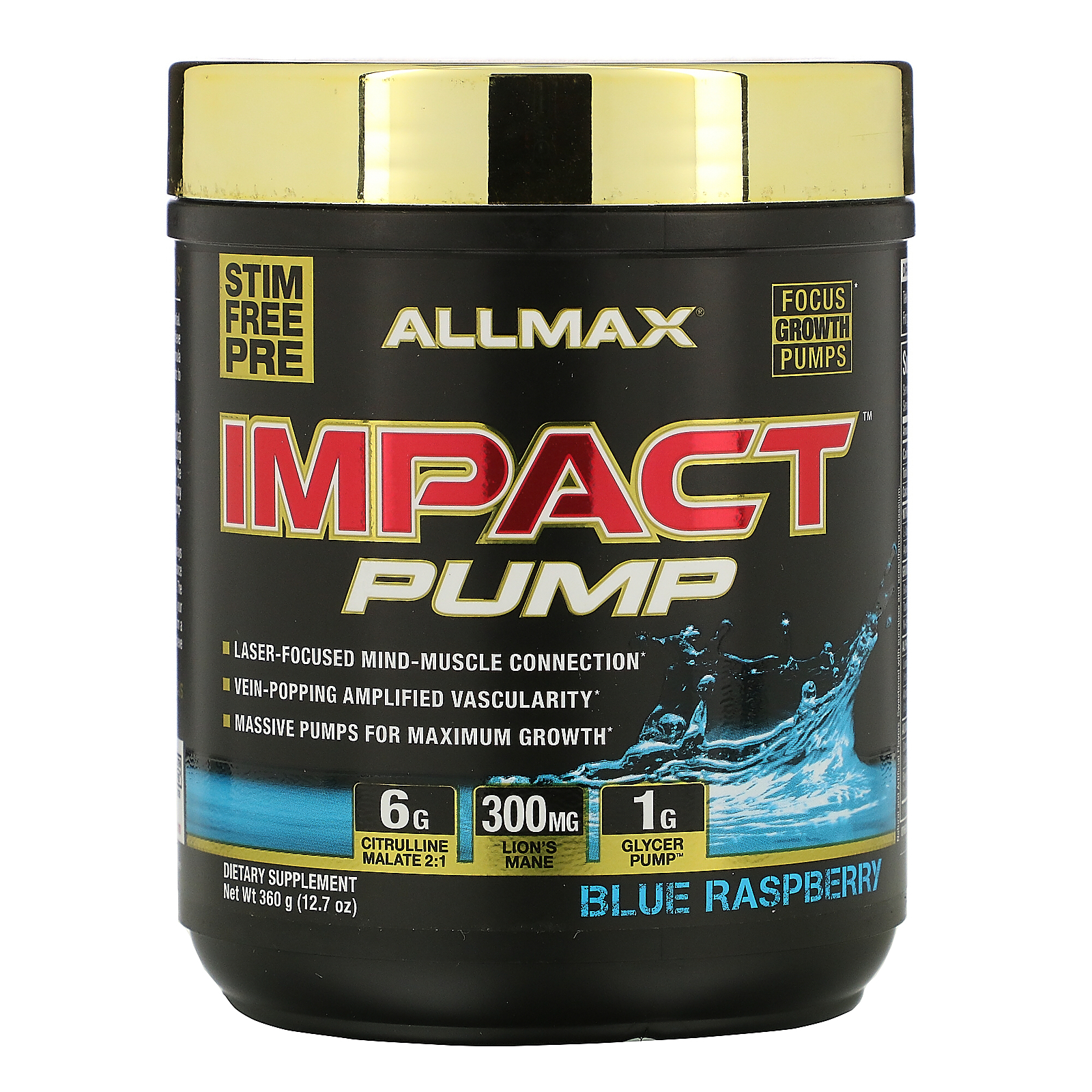 Simple Allmax pre workout for Push Pull Legs