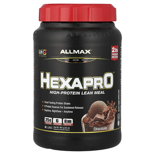 ALLMAX, Hexapro™, Comida magra con alto contenido de proteínas, Chocolate, 907 g (2 lb)