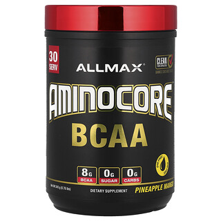 ALLMAX, AMINOCORE™ 系列支鏈氨基酸，鳳梨芒果味，0.76 磅（345 克）