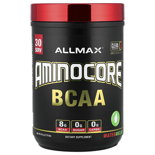 ALLMAX, AMINOCORE™ BCAA，西瓜味，0.76 磅（345 克）