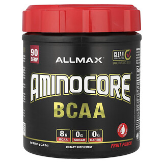 ALLMAX, AMINOCORE™ BCAA, Fruit Punch, 2.1 lbs (945 g)