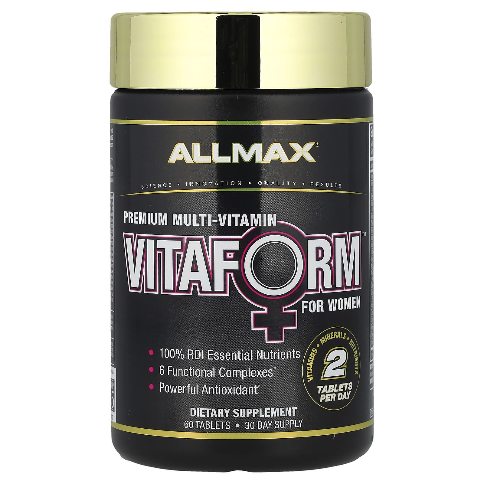 ALLMAX (올맥스), Vitaform, 여성용 프리미엄 종합 비타민, 60정