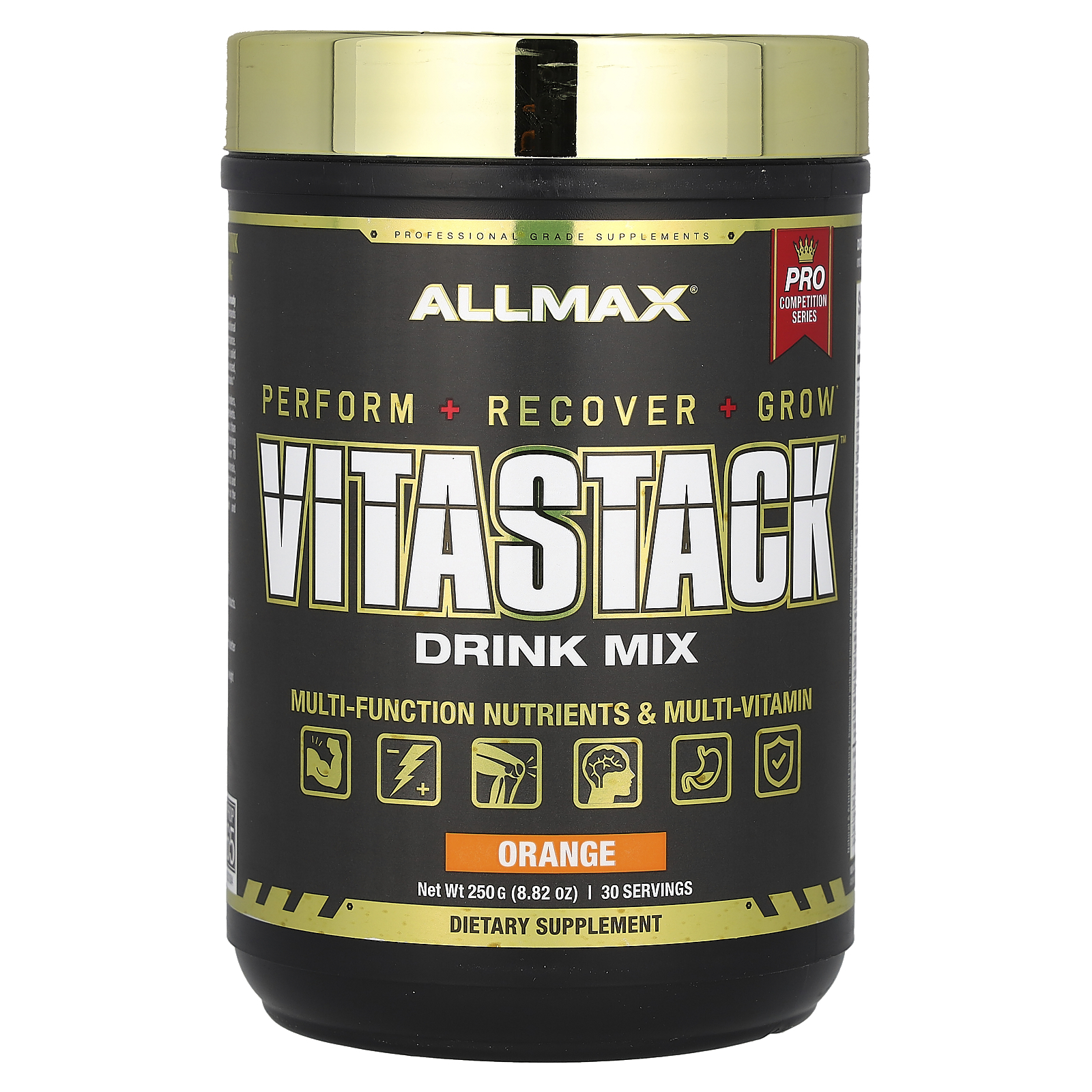 ALLMAX (올맥스), VITASTACK™, 드링크 믹스, 오렌지, 250g(8.82oz) (판매가 중단된 상품)