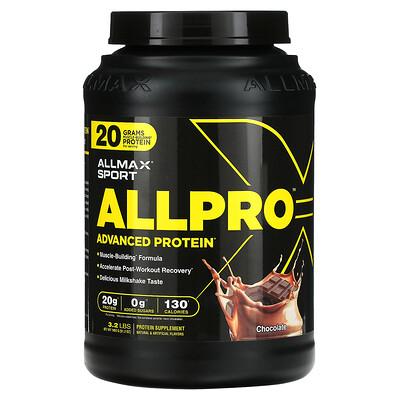 

ALLMAX Sport ALLPRO Advanced Protein Chocolate 3.2 lb (1 453 g)