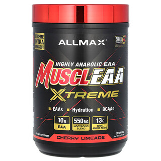 ALLMAX, MUSCLEAA™ Xtreme, Limonada de cereza, 532 g (1,17 lb)