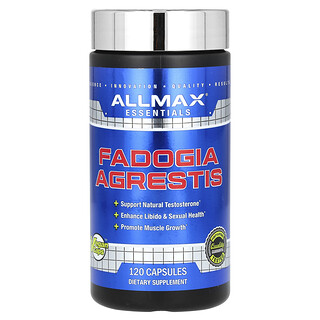 ALLMAX, Essentials, Fadogia Agrestis, 325 mg, 120 Kapsül