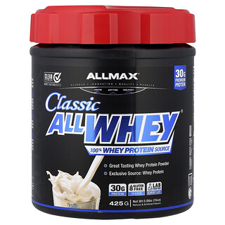 ALLMAX, CLASSIC ALLWHEY®, 100% Sumber Protein Whey, Vanila, 425 g (0,9 pon)