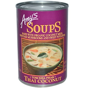 Отзывы о Амис, Organic Soups, Tom Kha Phak, Thai Coconut, 14.1 oz (400 g)