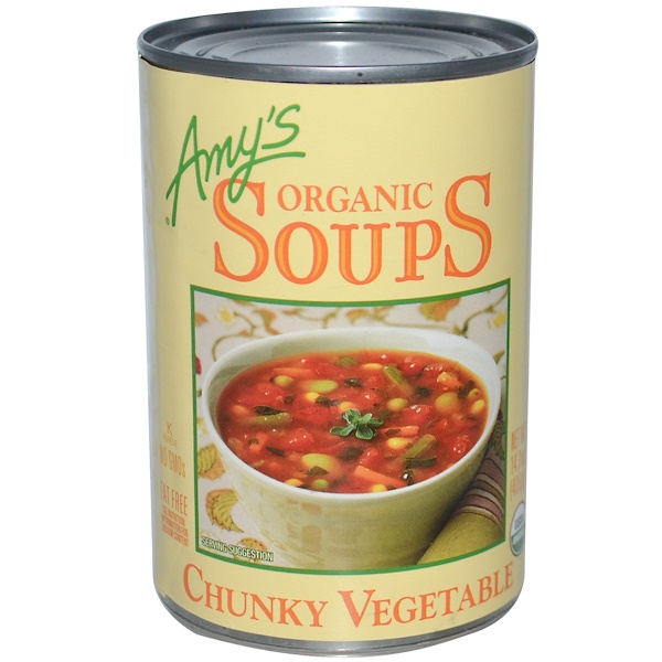 Amy's, Органический суп с кусочками овощей, 14,5 унций (411 г)