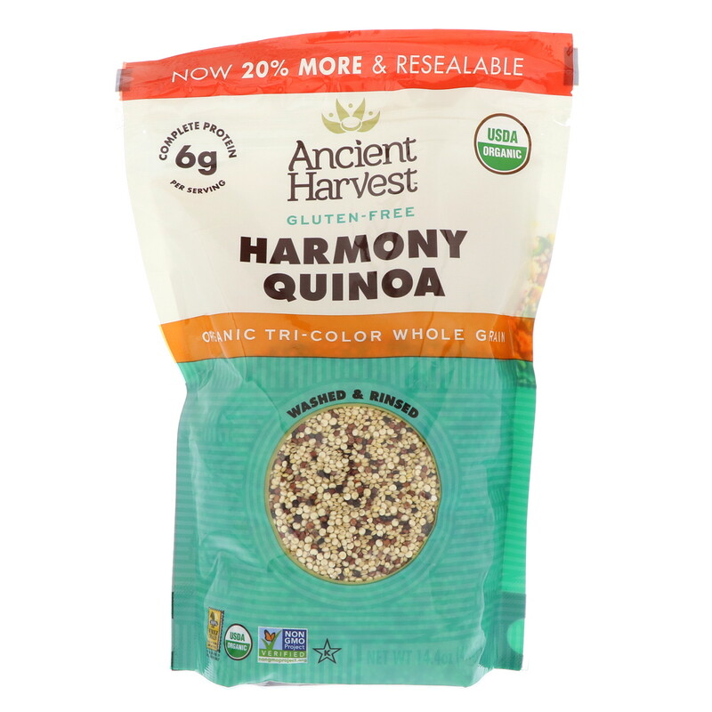 Ancient Harvest Quinoa, Organic, Harmony Blend, Gluten Free - Case Of 6 