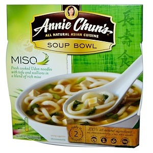 Купить Annie Chun's, Тарелка супа, мисо, мягкий, 5,9 унции (169 г)  на IHerb