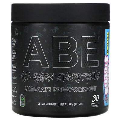 Product Image for ABE, Ultimate Pre-Workout, Bubble Gum Crush, 13.75 oz (390 g)