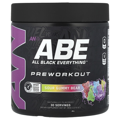 Abe Preworkout, Sour Gummy Bear, 13.75 oz (390 g)