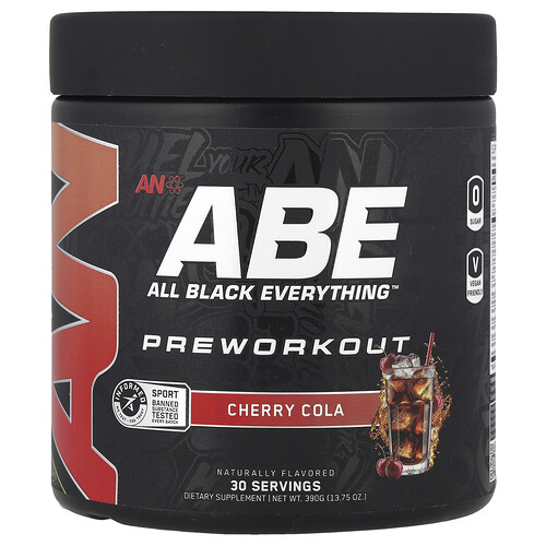 Abe Preworkout, Cherry Cola, 13.75 oz (390 g)