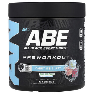 ABE, Pre-Workout, Candy Ice Blast, 390 g