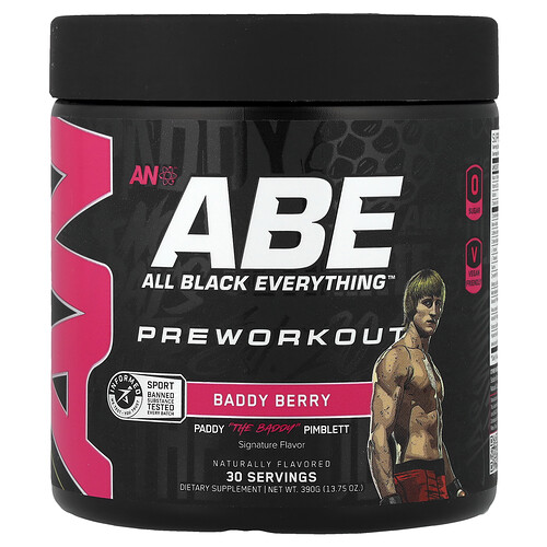 Abe Pre-Workout, Baddy Berry, 13.75 oz (390 g)