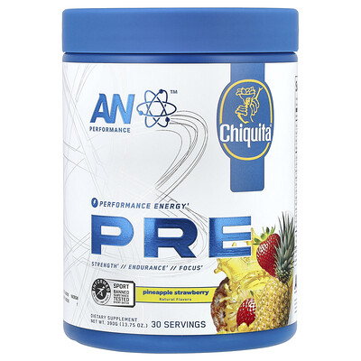 AN Supps, Preentrenamiento, Piña y fresa, 390 g (13,75 oz)