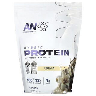 AN Supps‏, Performance, חלבון היברידי, וניל, 725 גרם (1.6 ליברות)
