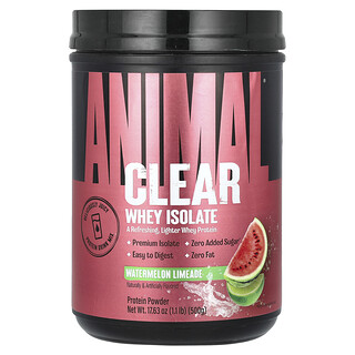 Animal, Clear Whey Isolate, Citronnade à la pastèque, 500 g