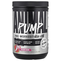 Pump™ Pre-Workout, без стимуляторів, драконові ягоди, 440 г (15,52 унції)