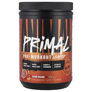 Animal, Primal™, Pre-Workout Loaded, Laranja-Sanguínea, 502,5 g (17,7 oz)