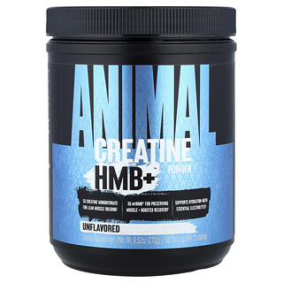 Animal, Kreatiini HMB+™ -jauhe, maustamaton, 270 g
